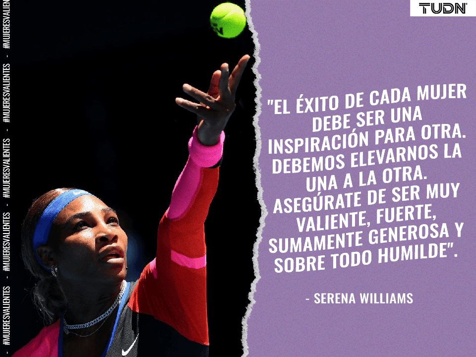 Serena Williams, multimedallista de oro olímpico y ganadora de 23 Grand Slams individuales.