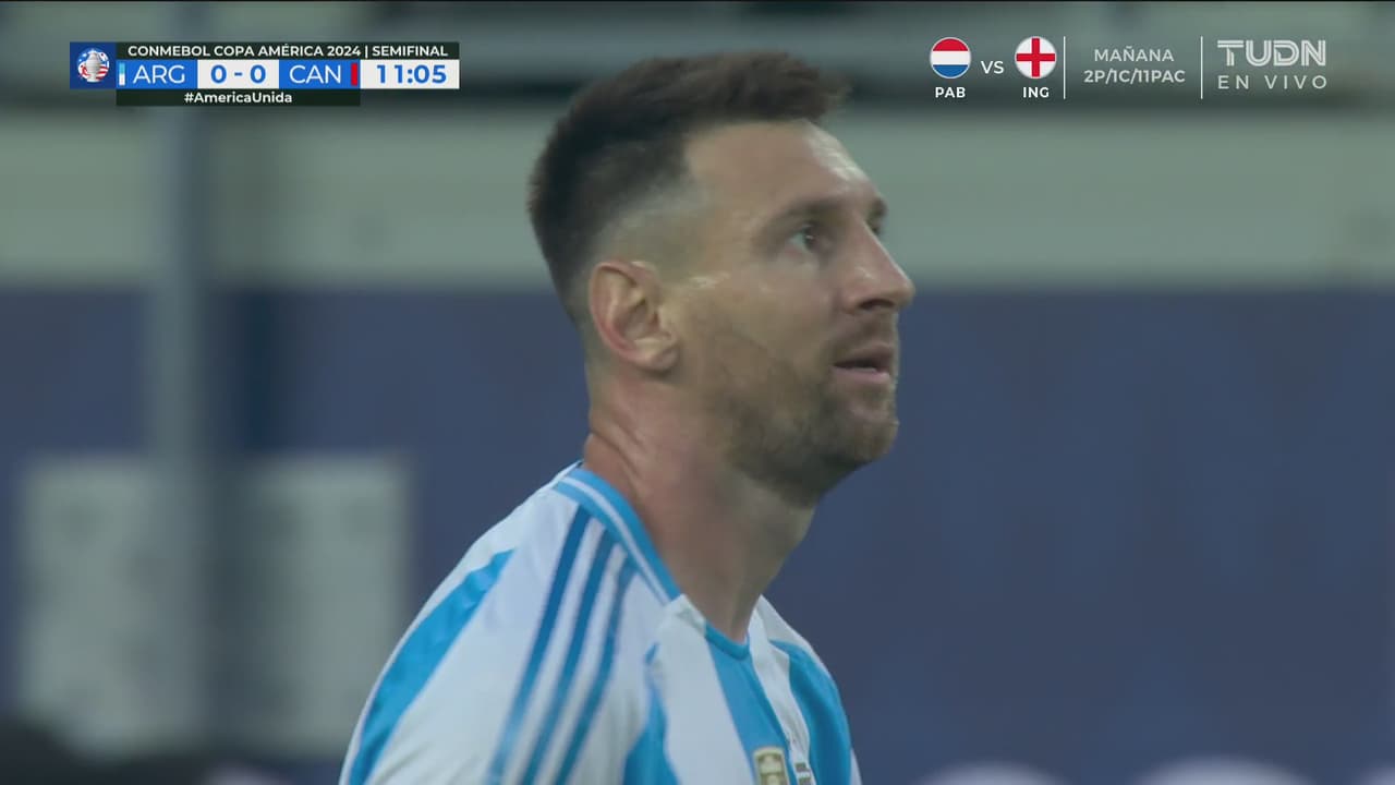 ¡Responde Argentina! Messi se encarga del peligro contra Canadá