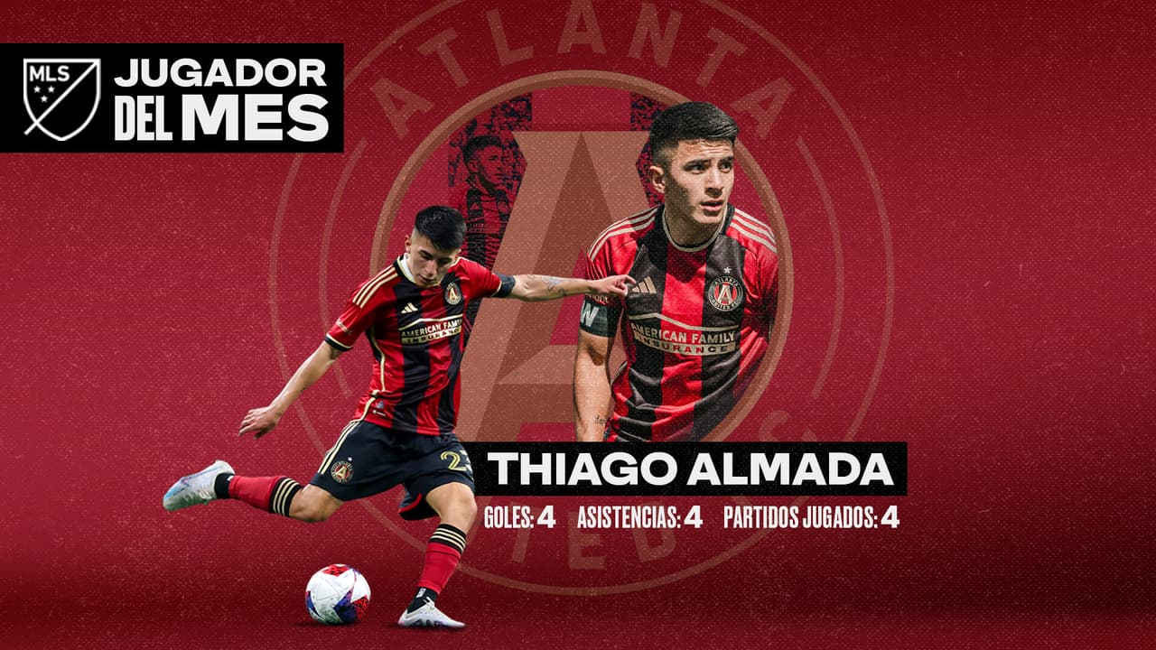 No deja de brillar: Thiago Almada es el Jugador del Mes en MLS