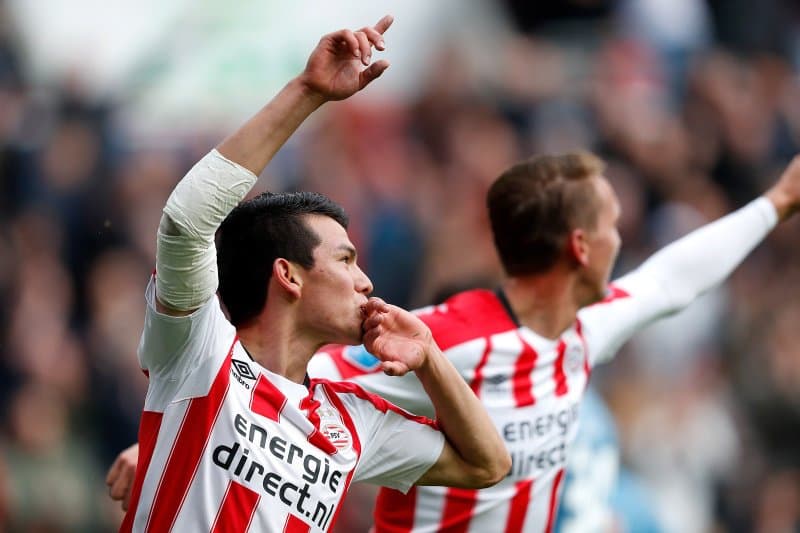 Hirving 'Chucky' Lozano volvió tras lesión e hizo gol en el triunfo del PSV sobre Heracles