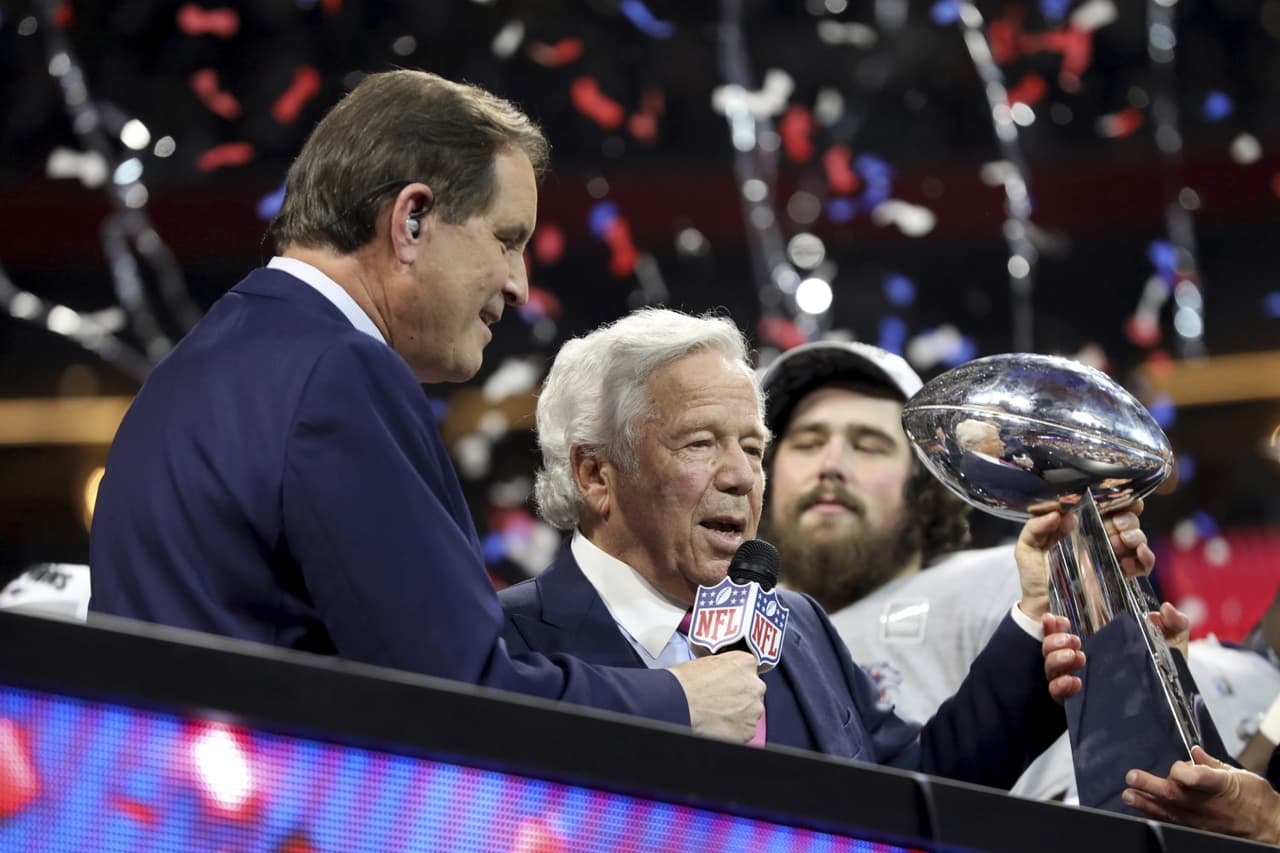 Robert Kraft ha llevado a los Patriots a ser la segunda franquicia más valiosa de la NFL.