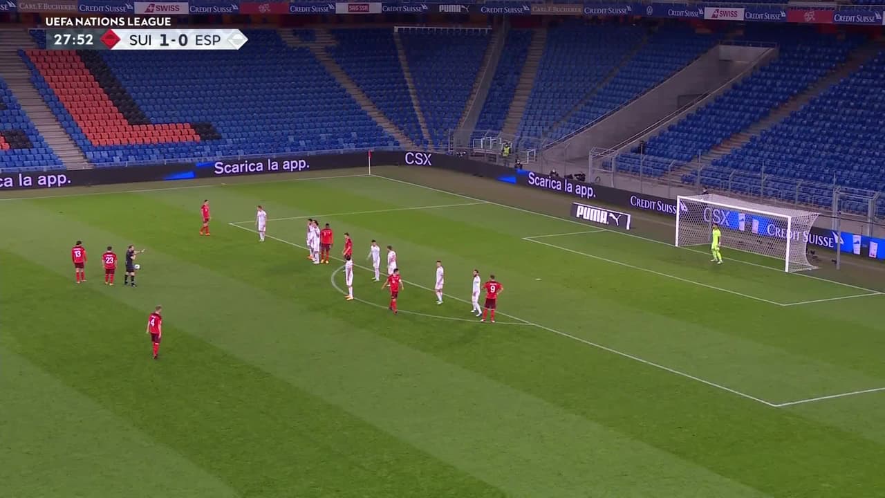 ¡TIRO ATAJADO! disparo por Ricardo Rodríguez.