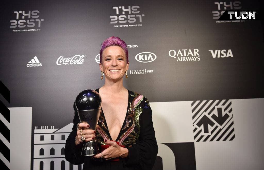 Rapinoe: "Van Dijk debería ganar sólo por lo guapo que es"
