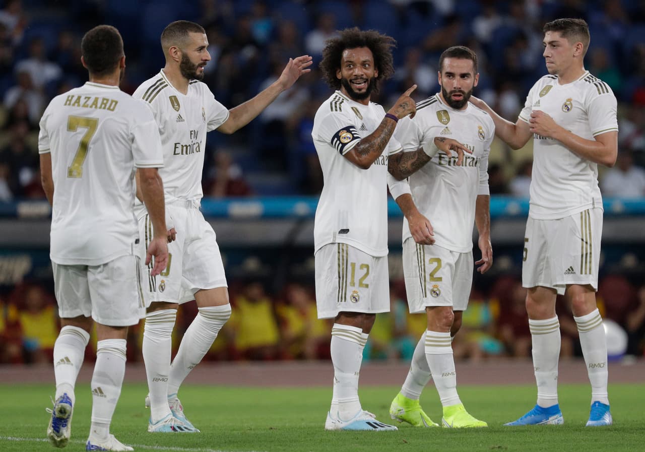 Marcelo abrió el marcador para el Real Madrid.