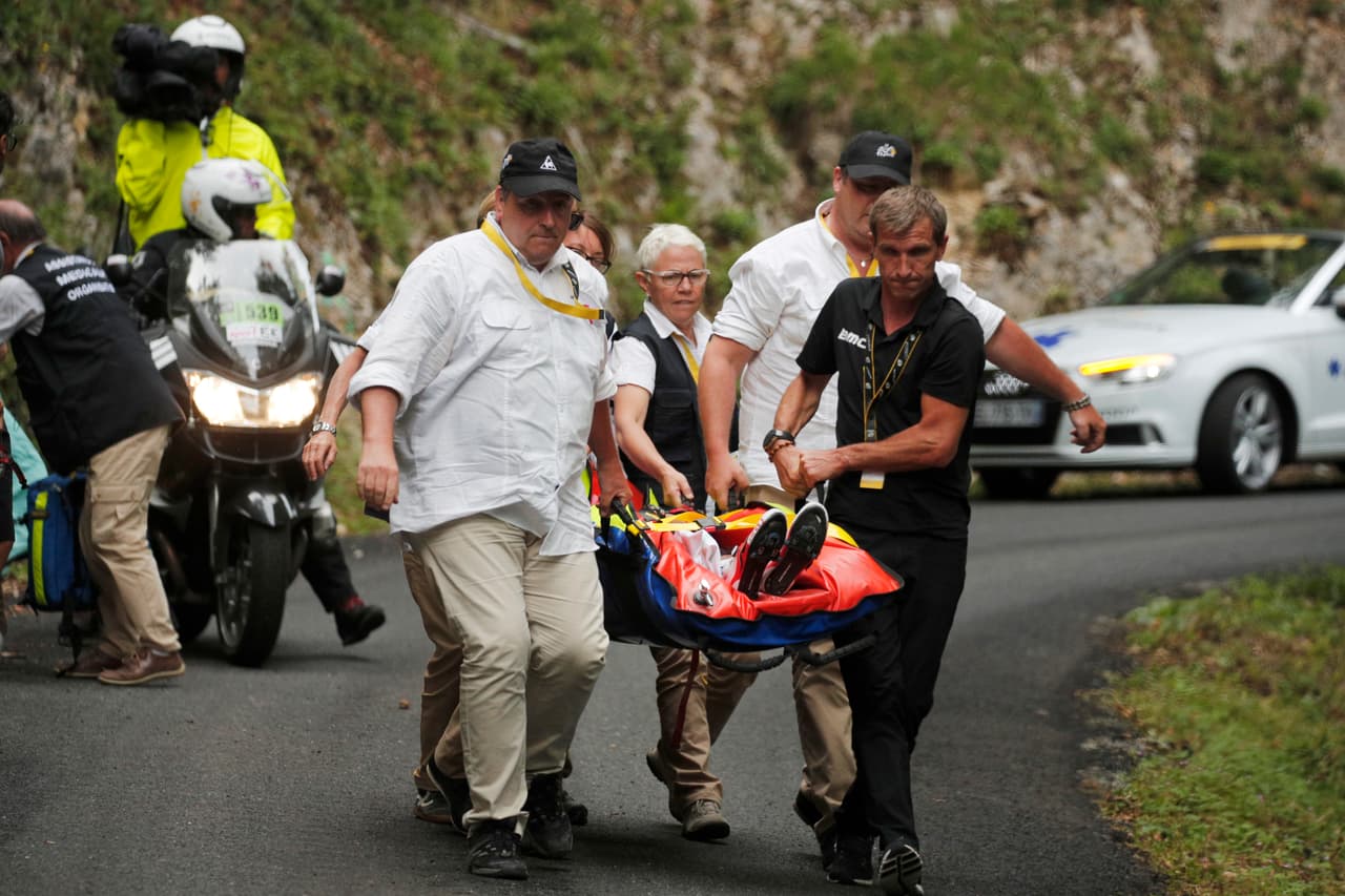 Sin embargo, la situación de Porte por su aparatoso golpe fue la que más estuvo en la mira de la organización, que heló la sangre de más de un fanático.