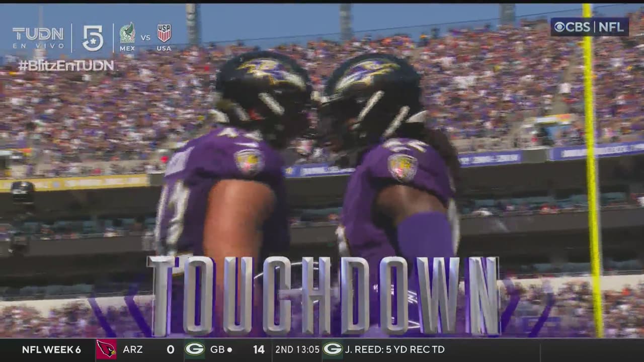 ¡Derrick Henry, por tierra! TD de Baltimore