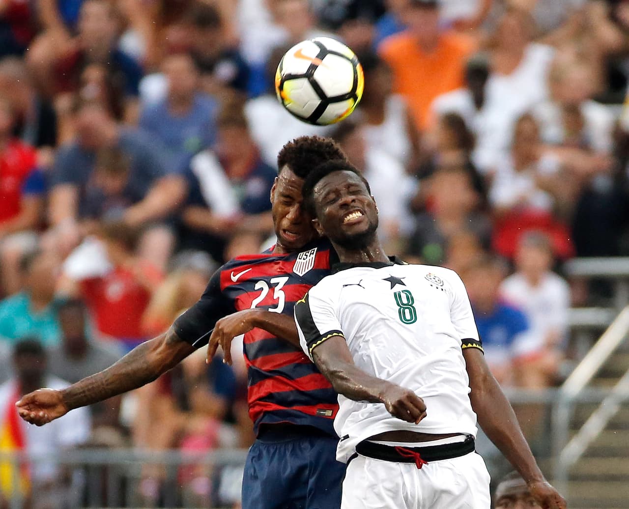 Los ghaneses opusieron resistencia y demostraron por qué son la bestia negra de Estados Unidos en los Mundiales de la FIFA.
