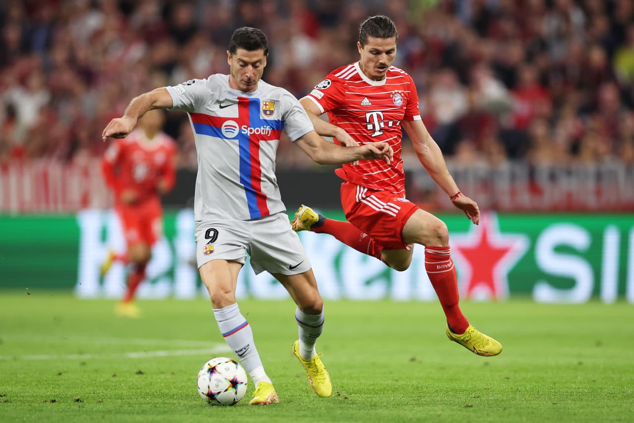 Lwandowski ha tenido pocos balones todavía.