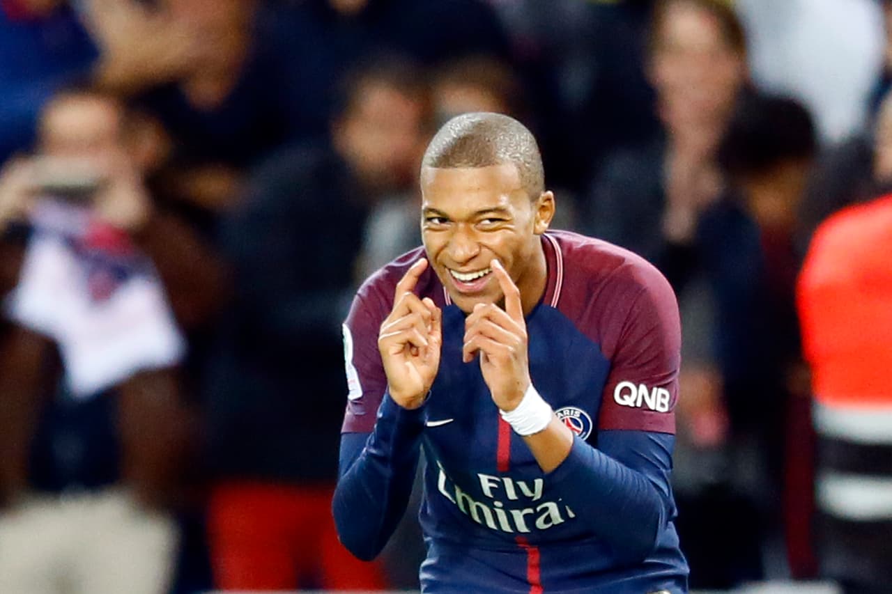 Kyllien Mbappe, delantero francés del París Saint Germain.