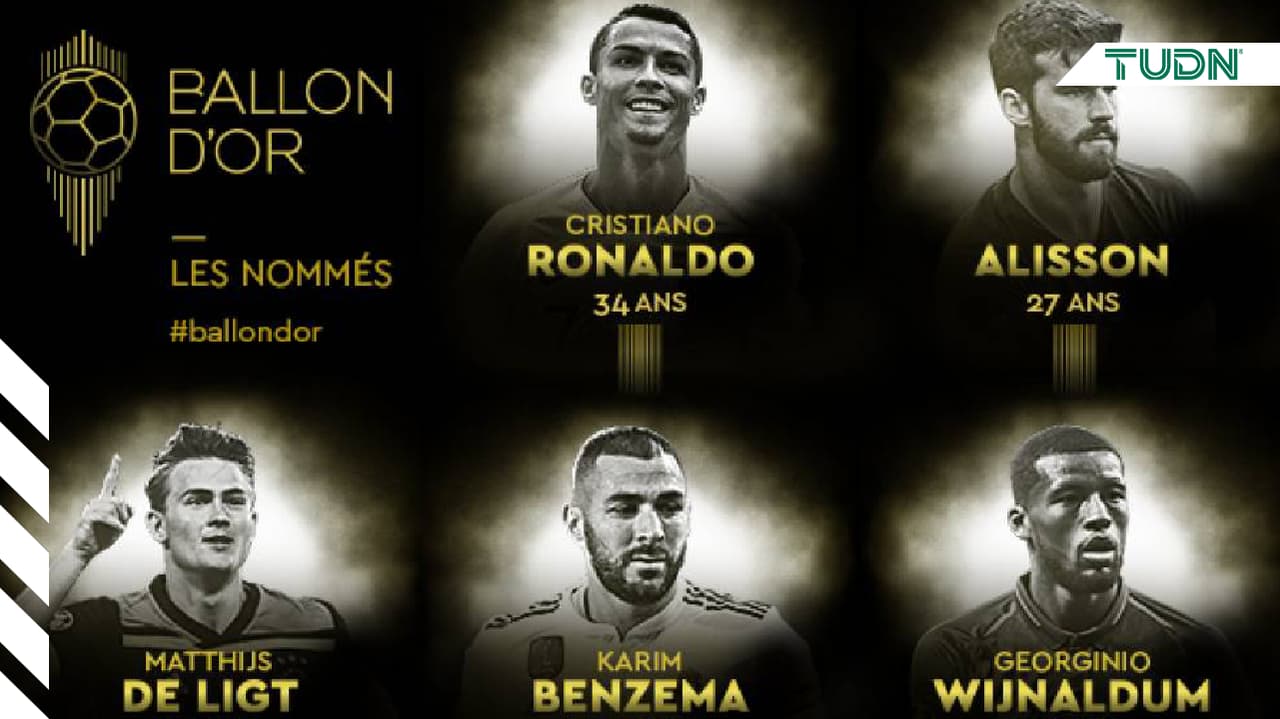 Sorpresas entre los nominados al Balón de Oro 2019