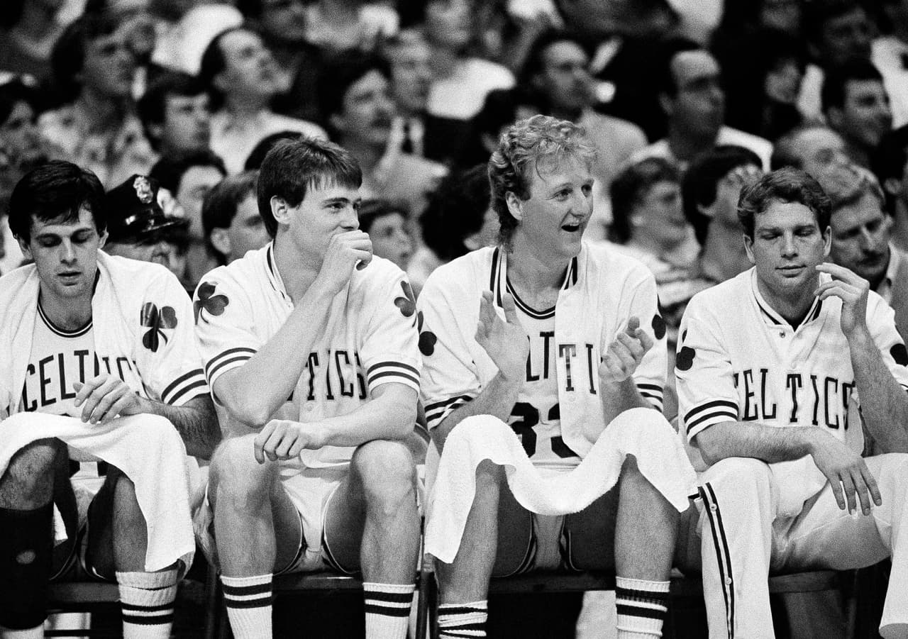 Larry Bird encabezabó con su grna liderazgo a los Boston Celtics de 1986.