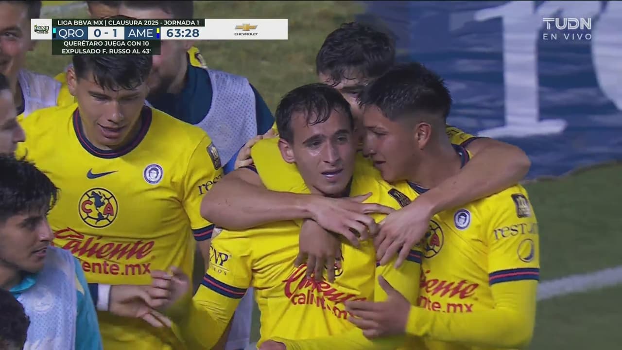 Querétaro vs. América EN VIVO: Las Águilas inician con victoria ante Gallos Blancos