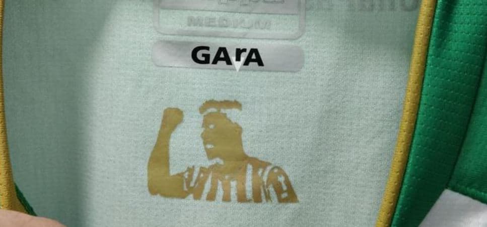 Imagen de Joaquín al interior de la playera del Betis.