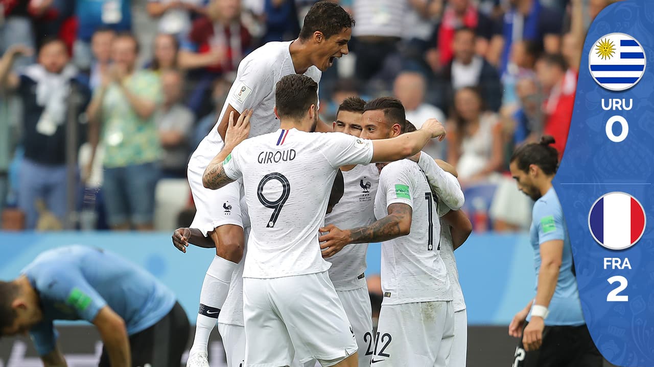 Francia da otro golpe de autoridad y echa a Uruguay de la Copa del Mundo