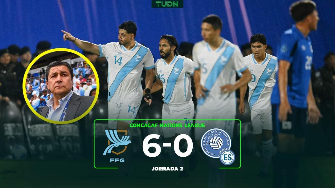 Resumen | La goleada histórica de Guatemala sobre El Salvador