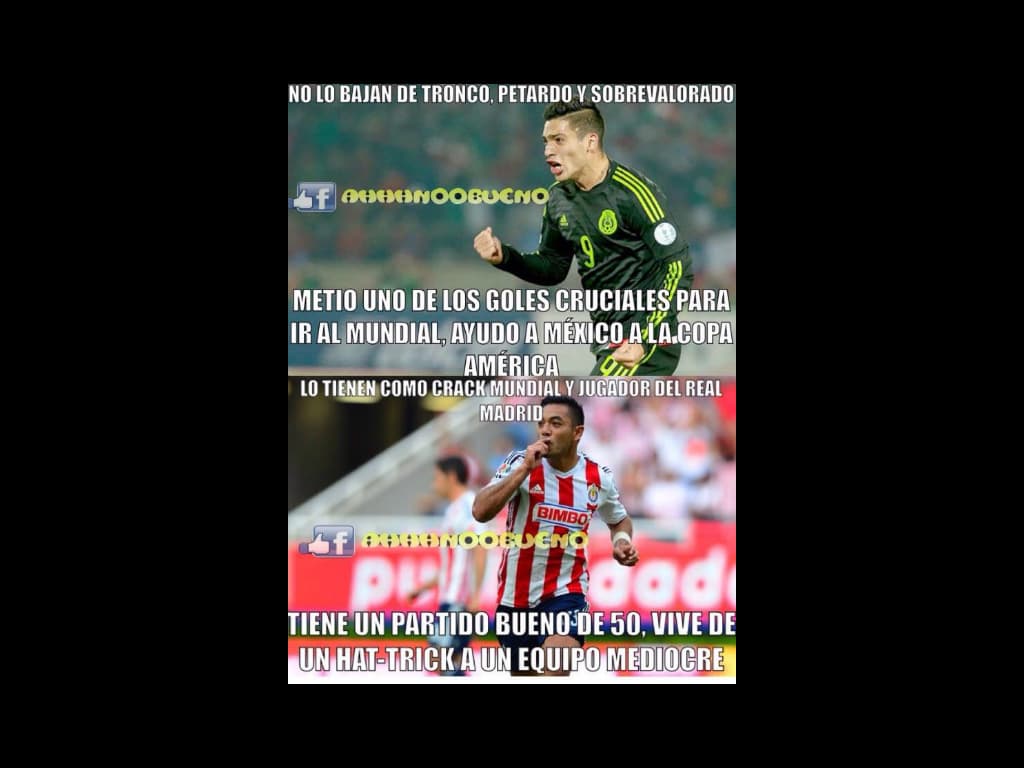 La eliminación de México, el error Jamaica-África de Cavani, el choque de Arturo Vidal y la selfie con Messi fueron los temas de burla de lo que va en Chile 2015.