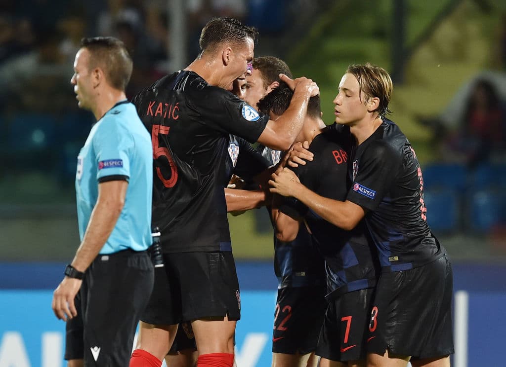 Nikola Blasic a los 66 minutos se encargó de poner el segundo tanto croata.