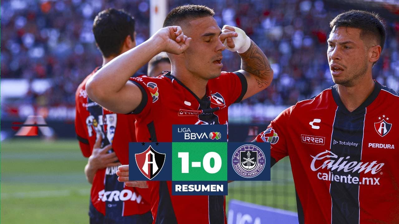 Resumen | Atlas le gana a Mazatlán en el debut de Sergio Bueno