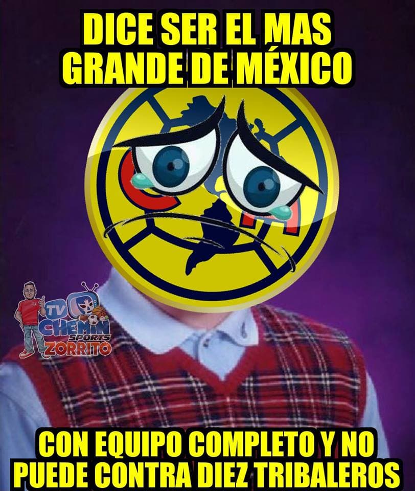 América no pudo ante un Monterrey con un hombre menos, Cruz Azul quedó fuera de la Liguilla y las Chivas fueron goleadas. Internet no perdona.