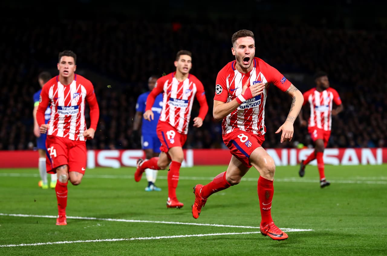 Atlético de Madrid comenzó arriba en su visita al Chelsea en el Grupo C. El equipo español dependía de una victoria propia y de una derrota de local de Roma contra el Qarabag.