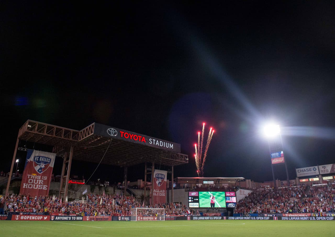 FC Dallas juega en el Toyota Stadium, situado en la ciudad de Frisco, Texas, con capacidad para 20,500 fans.