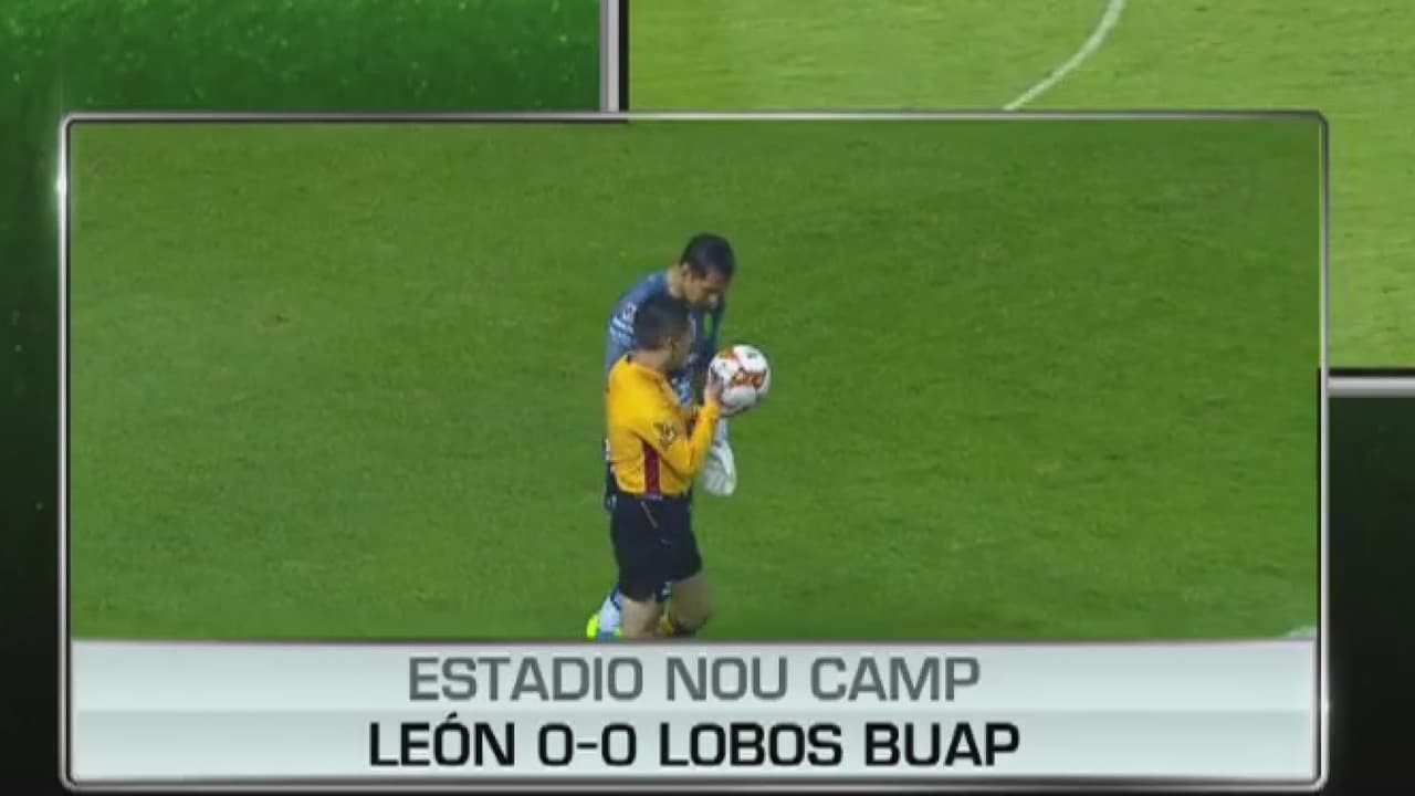 Se reanuda el encuentro entre León y Lobos tras el gran aguacero