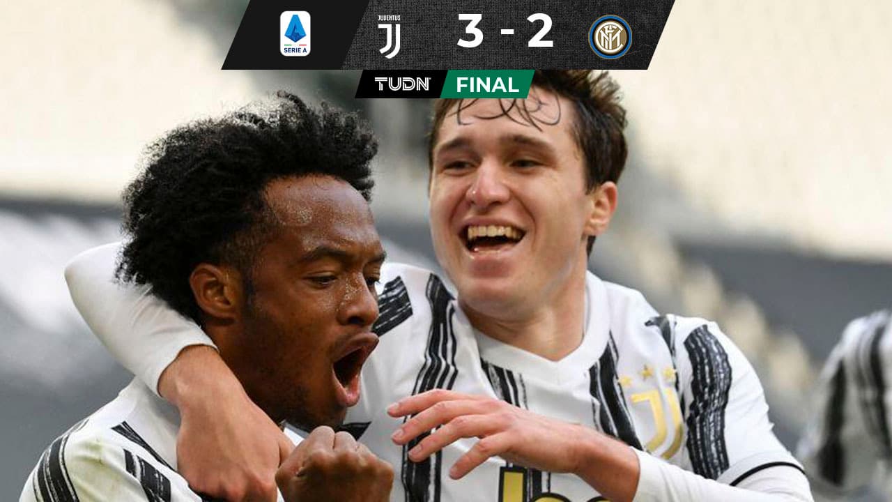 Juve consigue triunfo agónico sobre Inter y aún pelea Champions