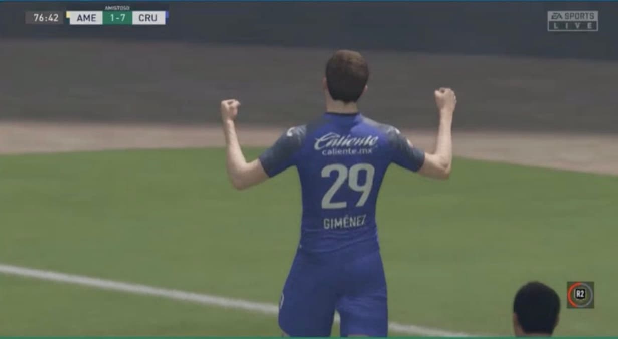 Santiago Giménez y la Máquina fueron los encargados de darle un baile y una goleada a las Águilas de Nicolás Benedetti.