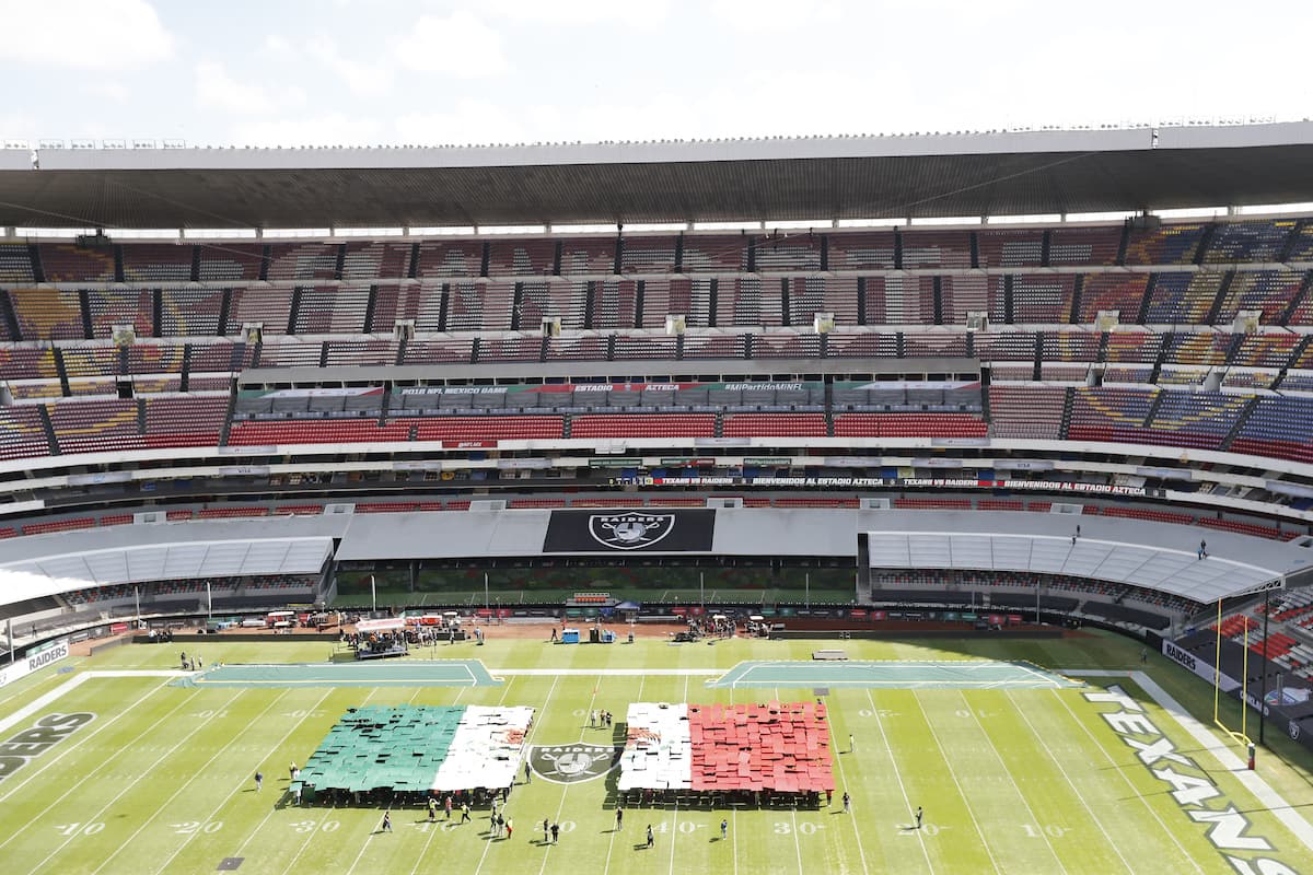 Ya se alistan los últimos detalles para recibir a Houston y Oakland para el histórico partido de este lunes en la Ciudad de México.