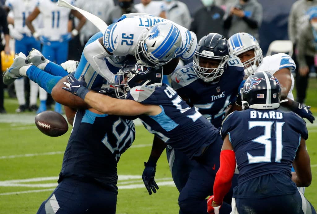 Detroit Lions es derrotado ante Tennessee Titans 26-45.