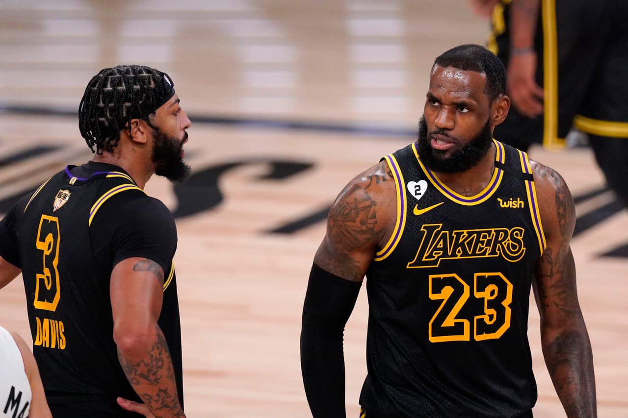Los Lakers ganan 124-114 al Heat y lideran la serie 2-0 | Anthony Davis y LeBron James fueron los máximos anotadores del segundo juego de las Finales 2020.