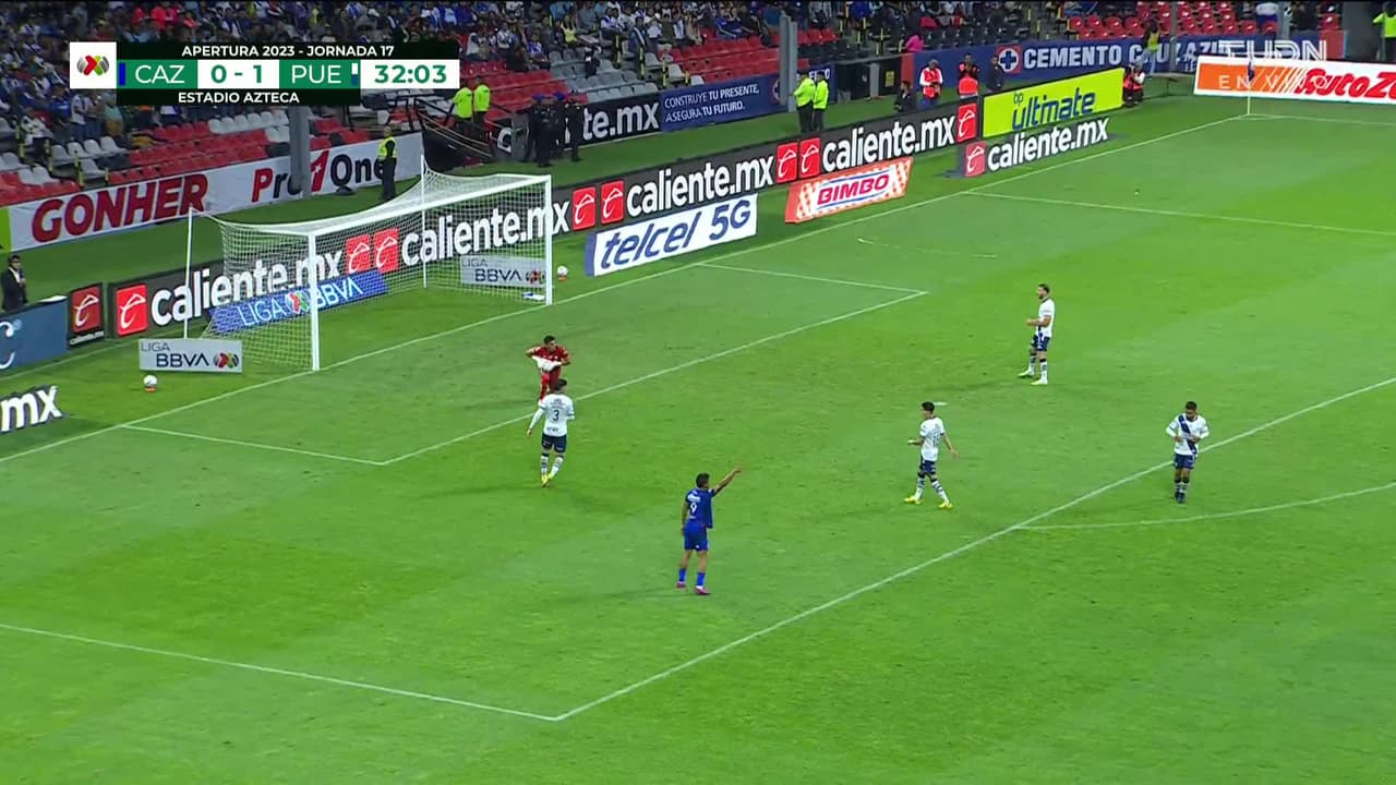 ¡TIRO ATAJADO! disparo por Ángel Sepúlveda.