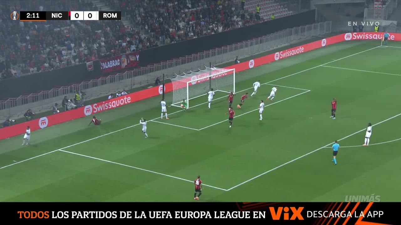 ¡Comenzó el partido! Nice y Roma ya juegan la Jornada 1 de la Europa League