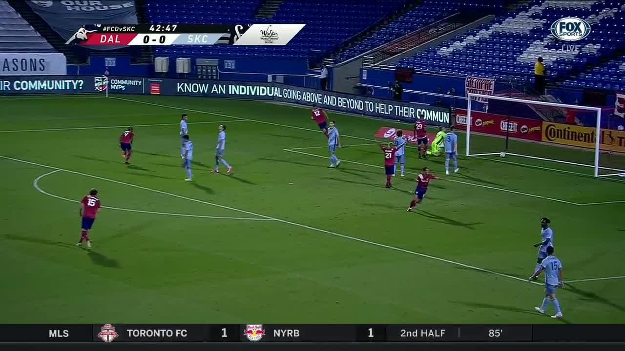 ¡Gol de FC Dallas! El Sporting KC extraña al mexicano Alan Pulido