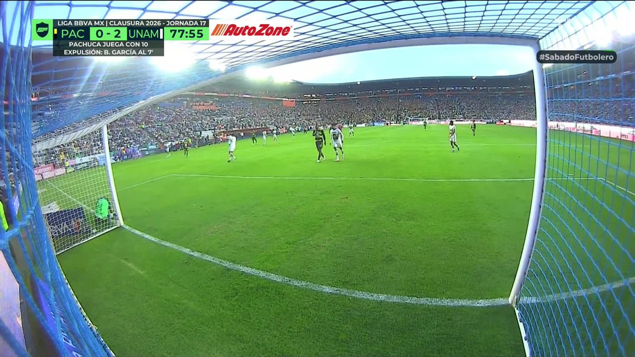 ¡TIRO ATAJADO! disparo por Kenedy.