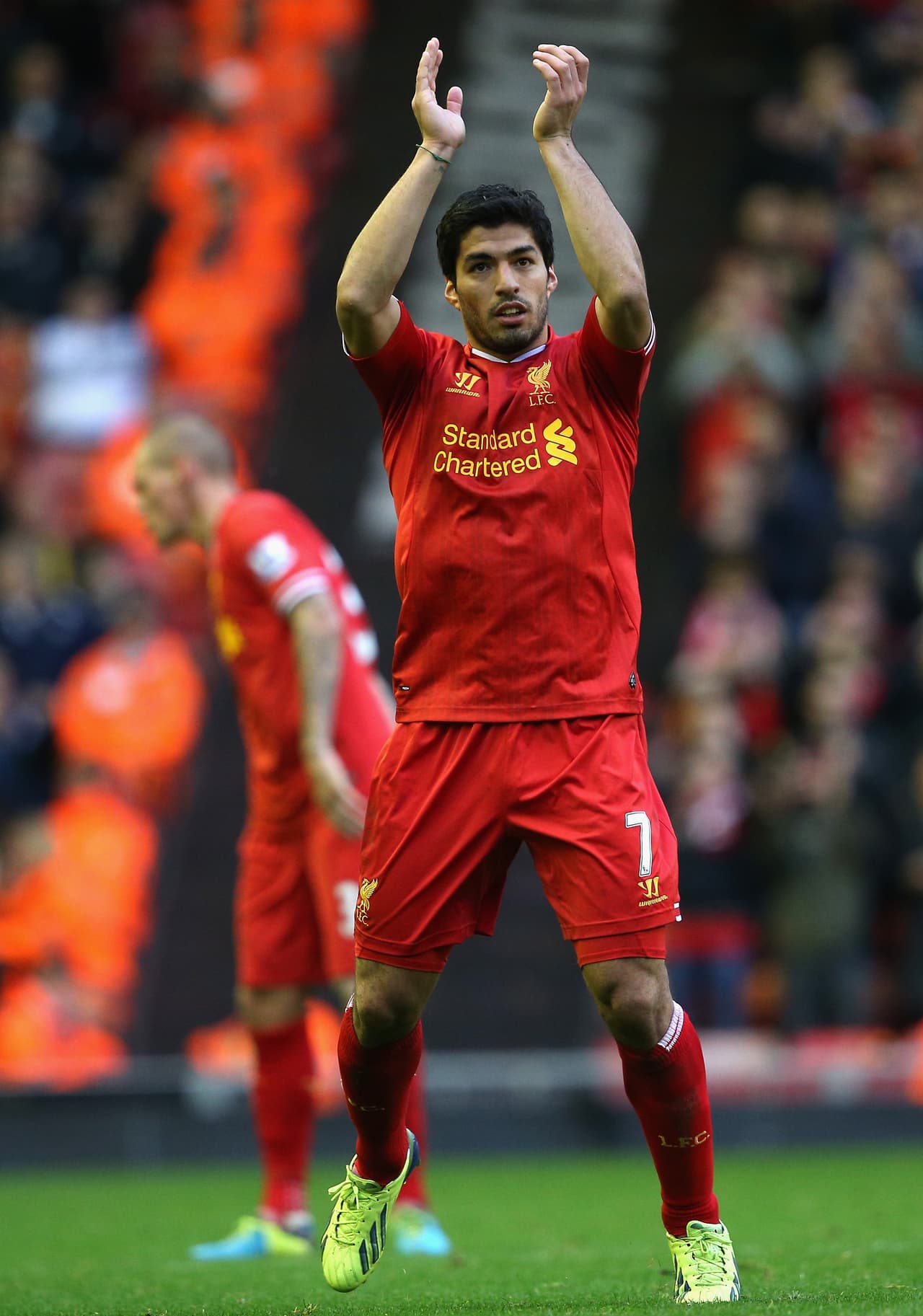 <b>8. Luis Suárez - </b>6 tripletes (Último: 22 de marzo de 2014)