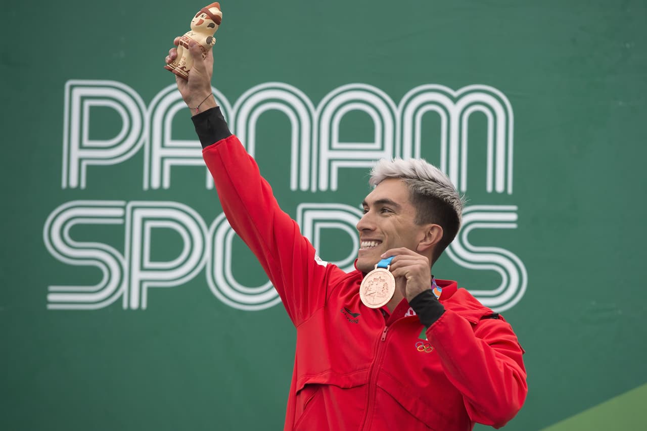 El mexicano acabó dentro del podio solamente por debajo del colombiano Pedro Causil y el venezolano Johan Guzmán.