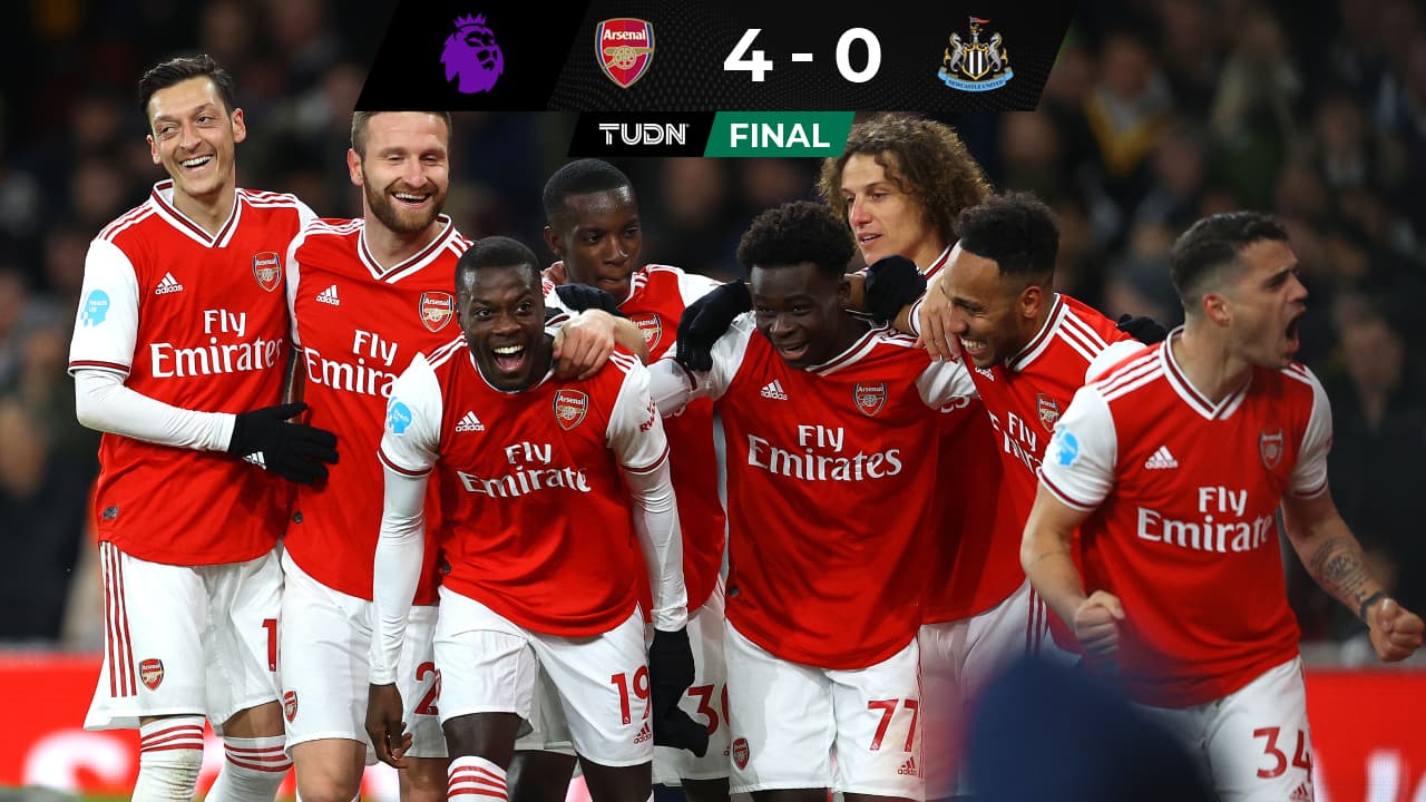 Arsenal golea al Newcastle tras cuatro partidos sin ganar