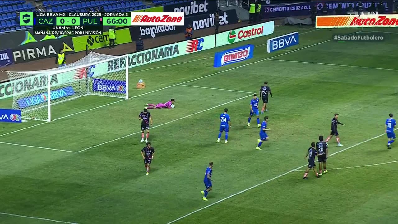 ¡TIRO ATAJADO! disparo por Carlos Rodríguez.