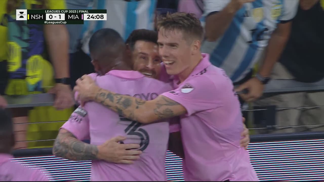 ¡Golaaazo! Messi mete un zurdazo al ángulo para el 0-1 sobre Nashville SC