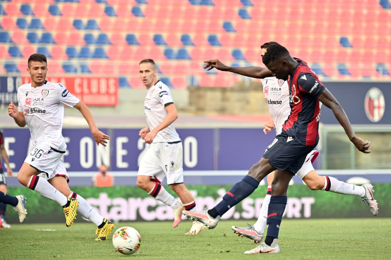 Bologna y Cagliari no logran romper el 1-1 y se terminan conformando con un punto.