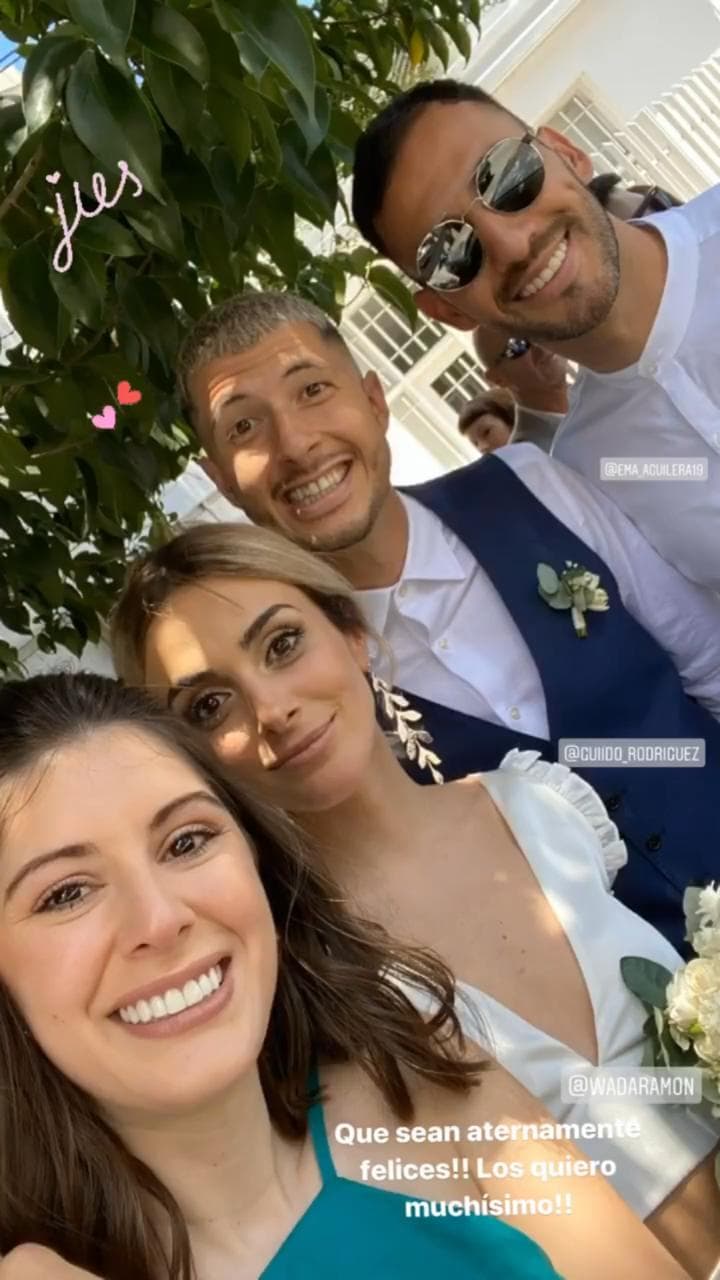 El futbolista argentino de las águilas del América se casó este viernes en Argentina con la guapísima Guadalupe Ramón.