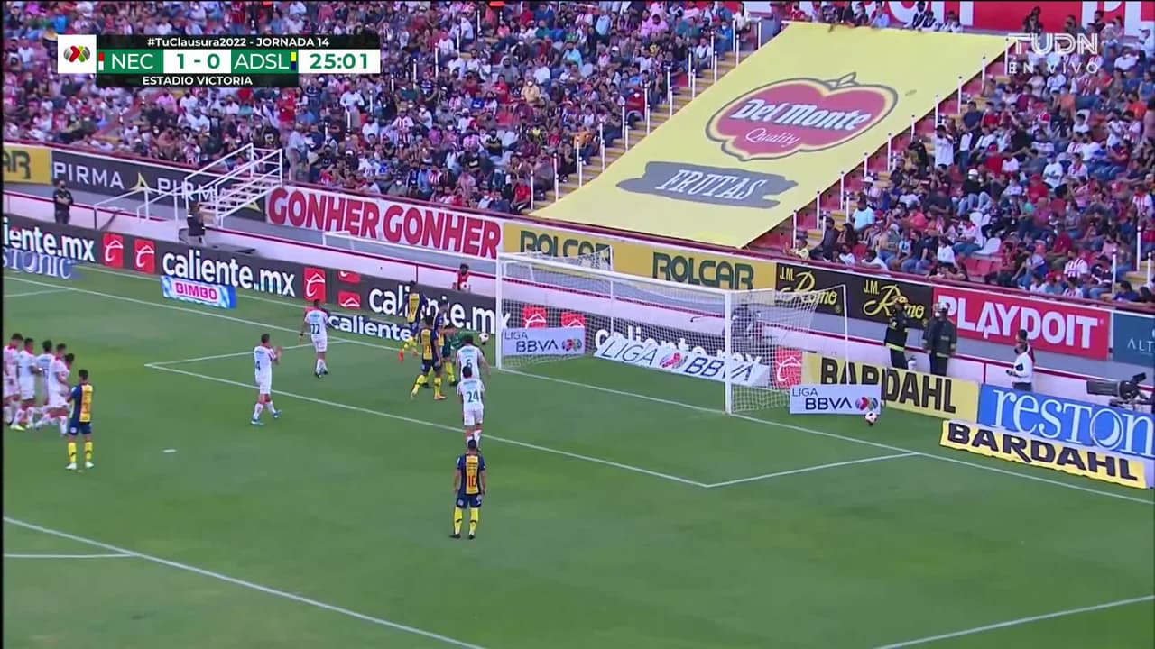 ¡TIRO ATAJADO! disparo por Ricardo Chávez.