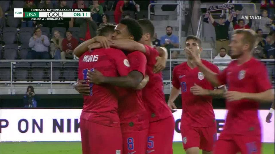 ¡GOOOL! Jordan Morris anota para USA