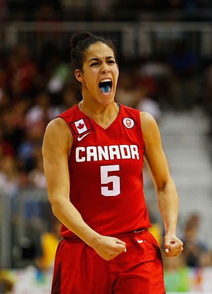 Con tremendo apoyo Canadá se creció, recortó la desventaja y dejó los cartones igualados 36-36 al término de la primera mitad.