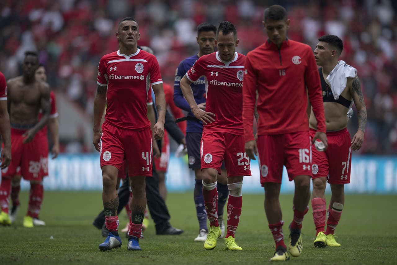 Toluca aún tiene el destino en sus manos a pesar de la derrota pero quedó con 26 puntos en la tabla.
