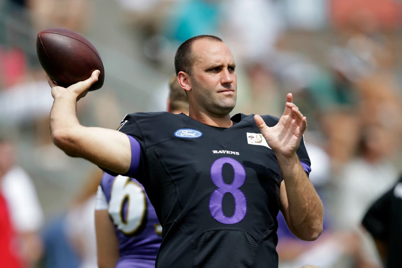 Su paso por los Ravens tras la lesión de Joe Flacco.