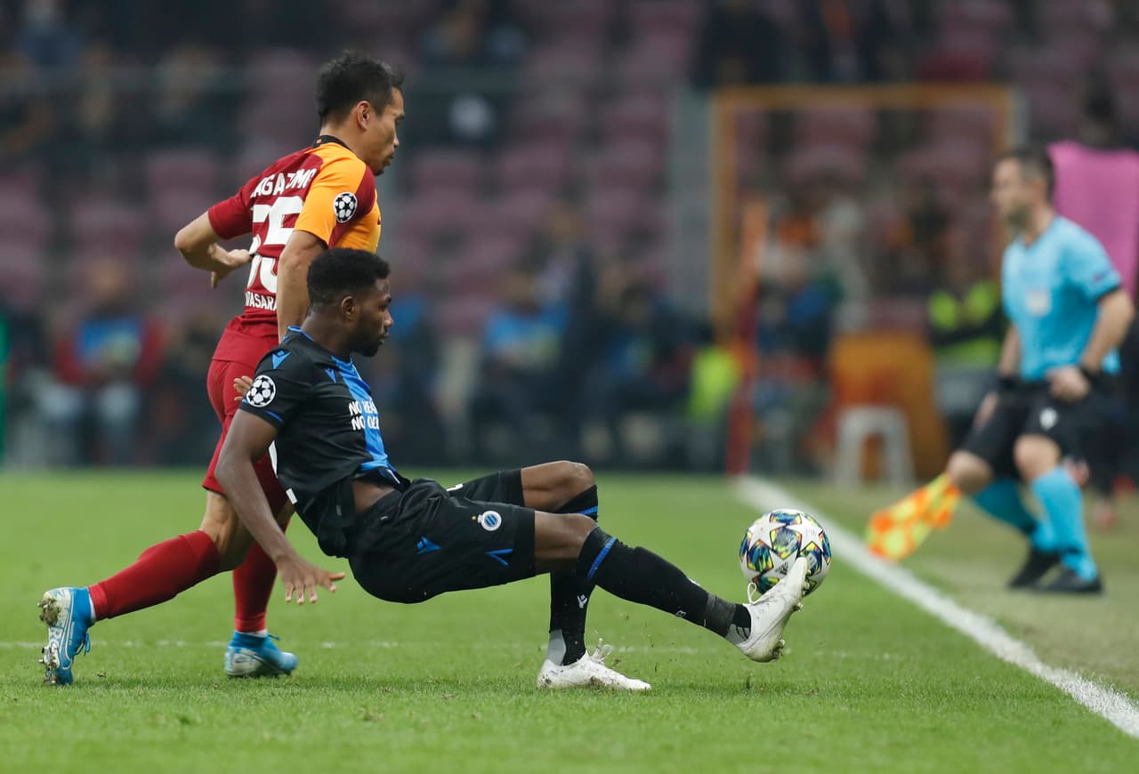 Con gol de Krépin Diatta al minuto 92, Brujas consigue un punto que le da vida en la uefa Champions League.