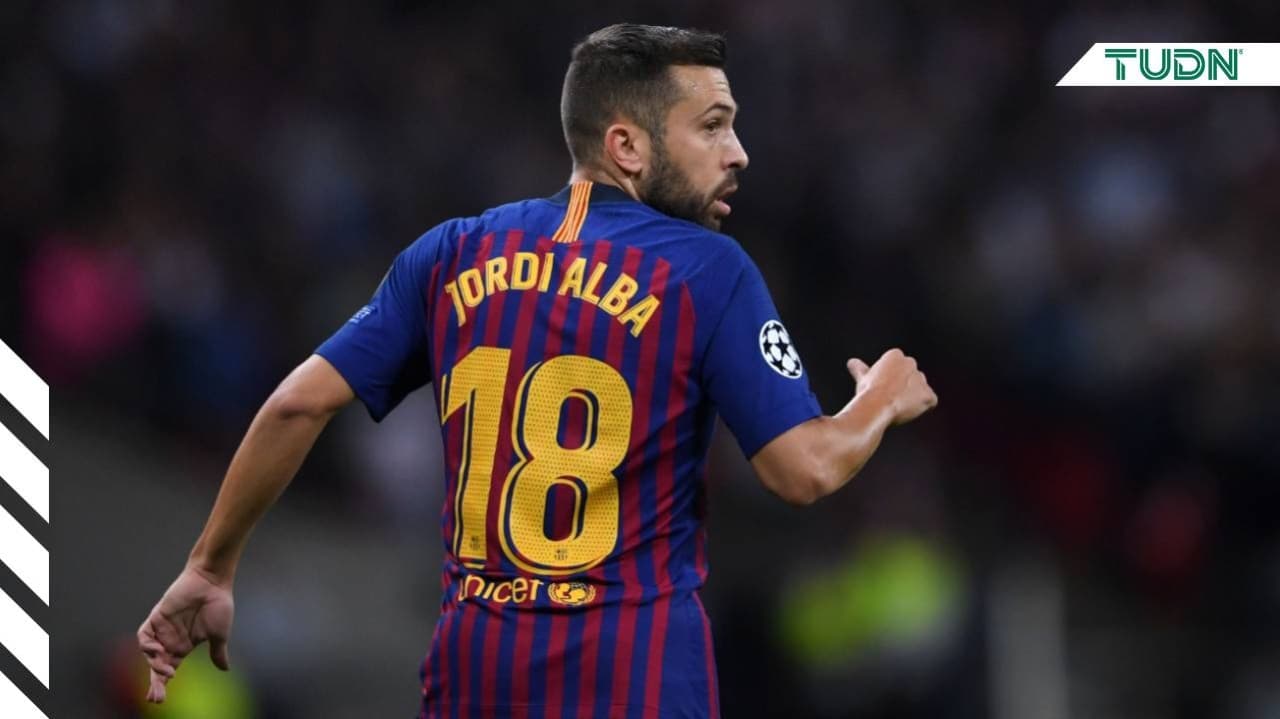 Jordi Alba sale por lesión en la Champions League