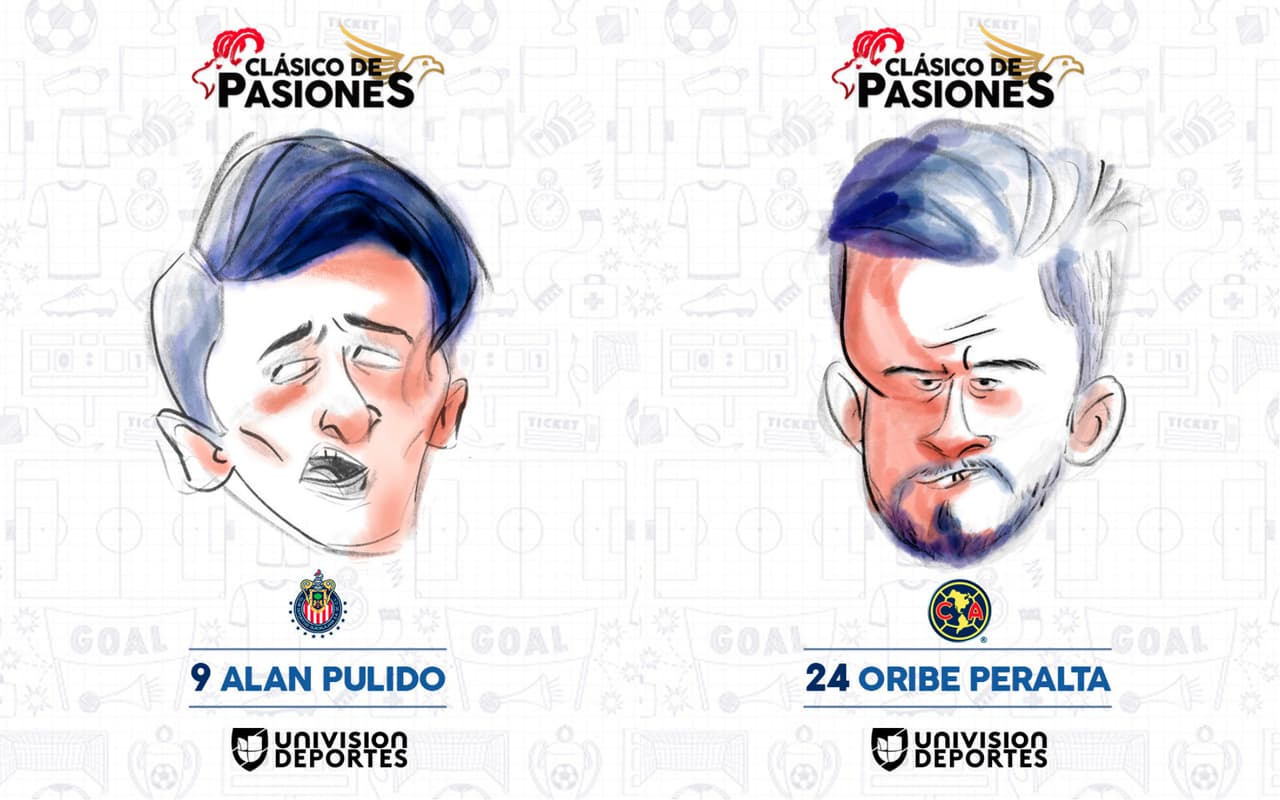 Llega el Clásico Nacional en el que Chivas recibirá al América y, para darle una imagen diferente a sus protagonistas, te los presentamos como caricaturas.